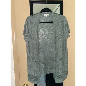 Cloud Chaser Olive green summer cover-up/ cardigan